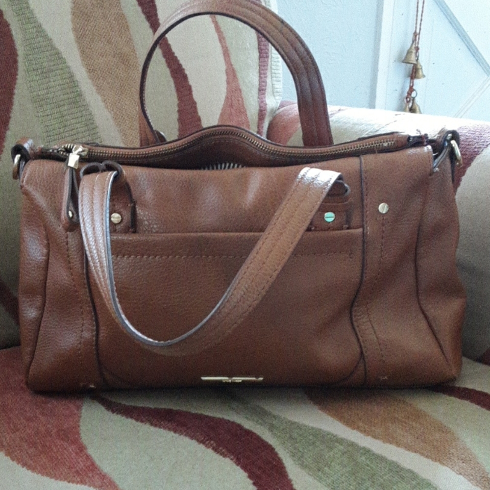 Nine west caramel colored purse - Picture 6 of 9